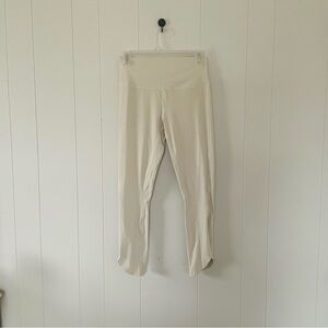 Elegant Cream athletic Leggings for Women